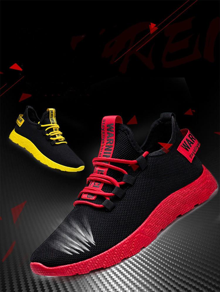 Men Sneakers 2021 New Breathable Lace Up Men Mesh Shoes Fashion Casual No-slip Men Vulcanize Shoes Tenis Masculino
