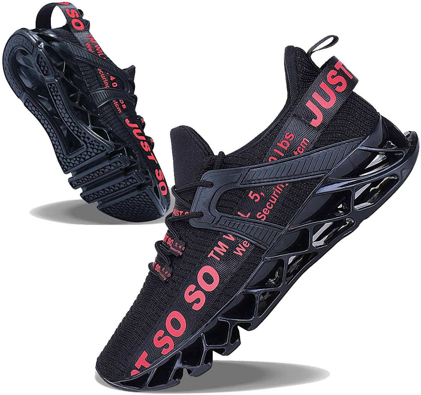 Mens Running Shoes Walking Non Slip Blade Type Sneakers