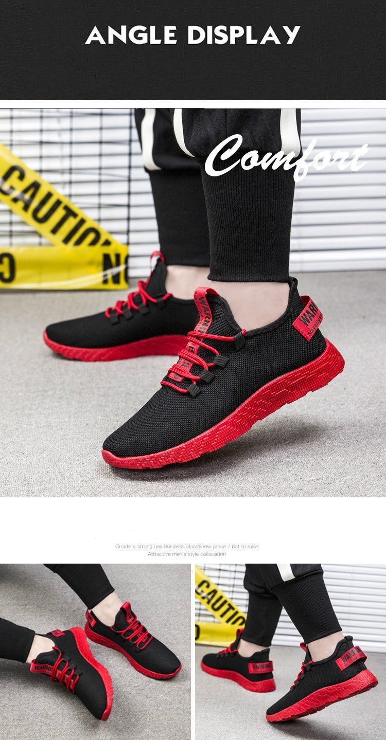 Men Sneakers 2021 New Breathable Lace Up Men Mesh Shoes Fashion Casual No-slip Men Vulcanize Shoes Tenis Masculino