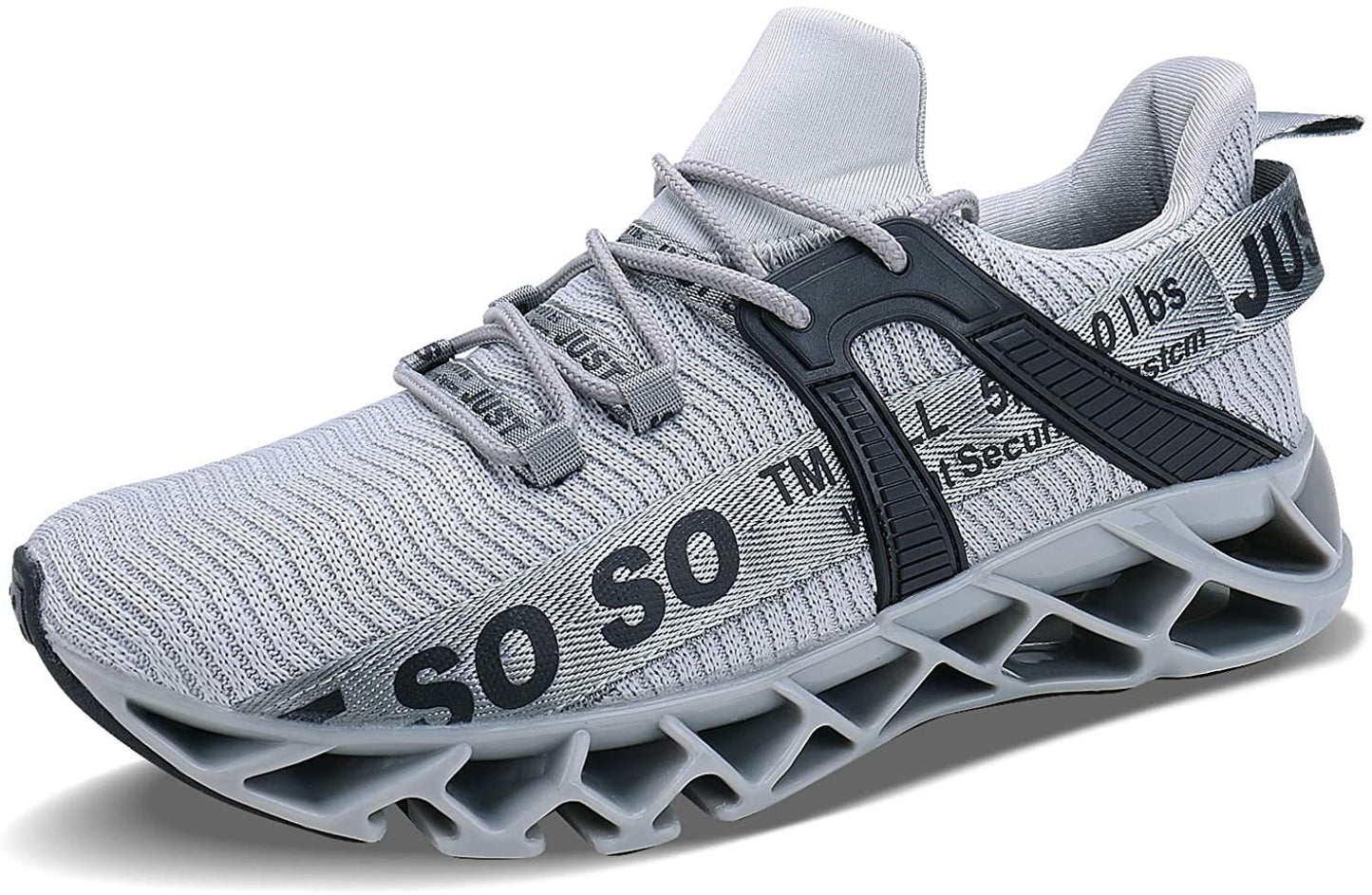 Mens Running Shoes Walking Non Slip Blade Type Sneakers