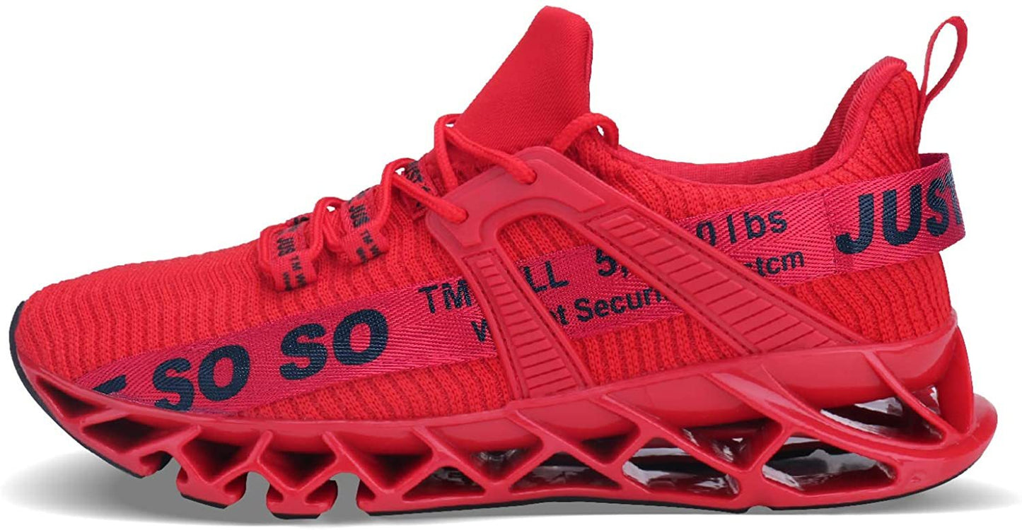 Mens Running Shoes Walking Non Slip Blade Type Sneakers