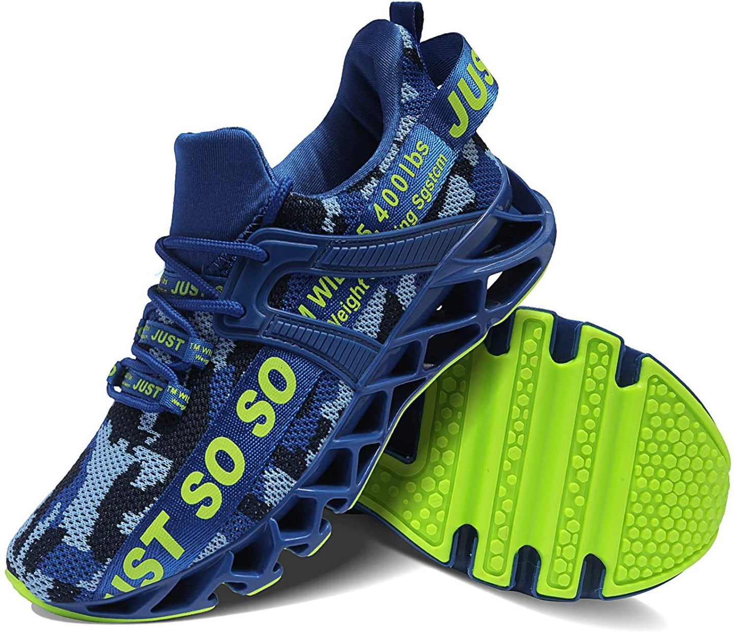 Mens Running Shoes Walking Non Slip Blade Type Sneakers