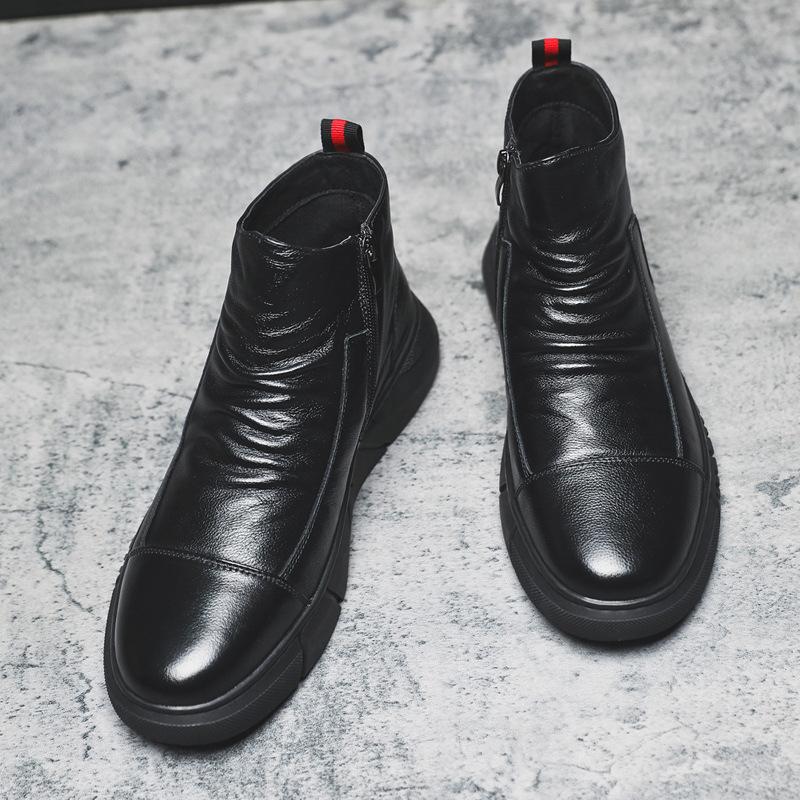 Men's Handmade High Top Business Shoes
