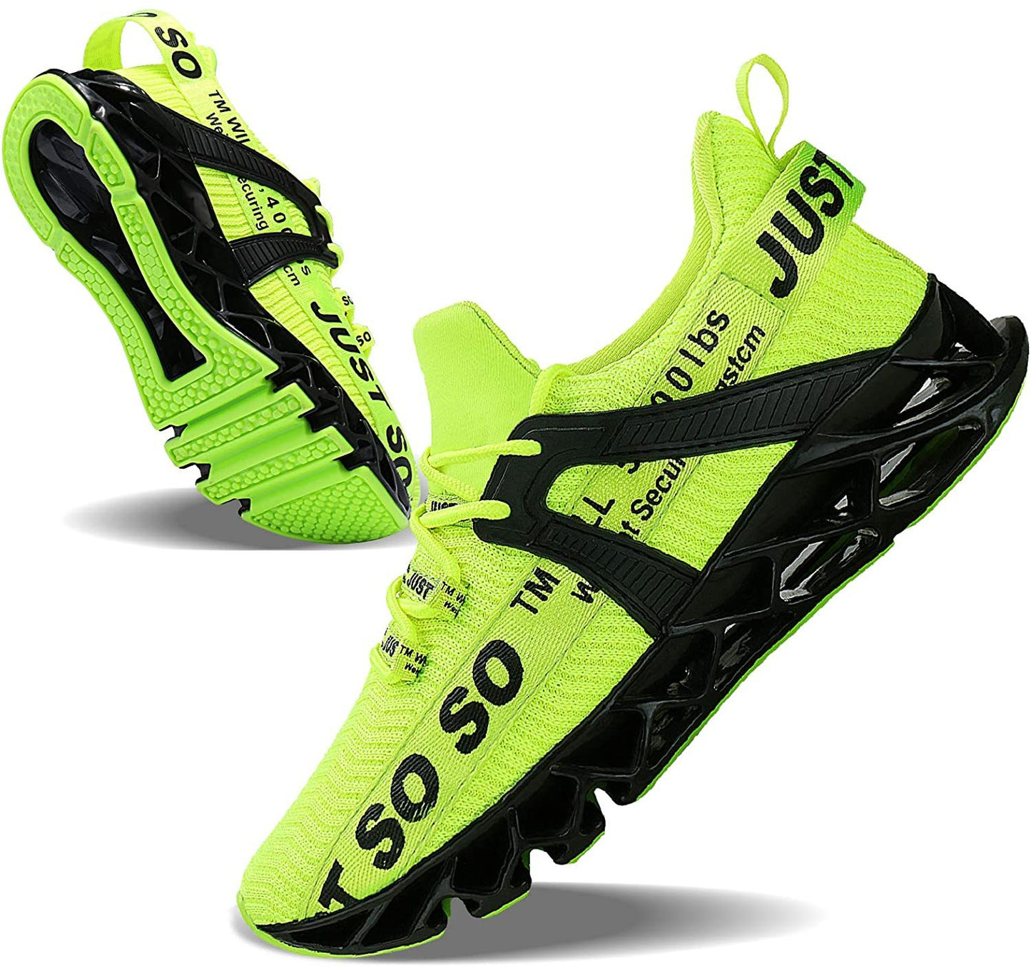 Mens Running Shoes Walking Non Slip Blade Type Sneakers