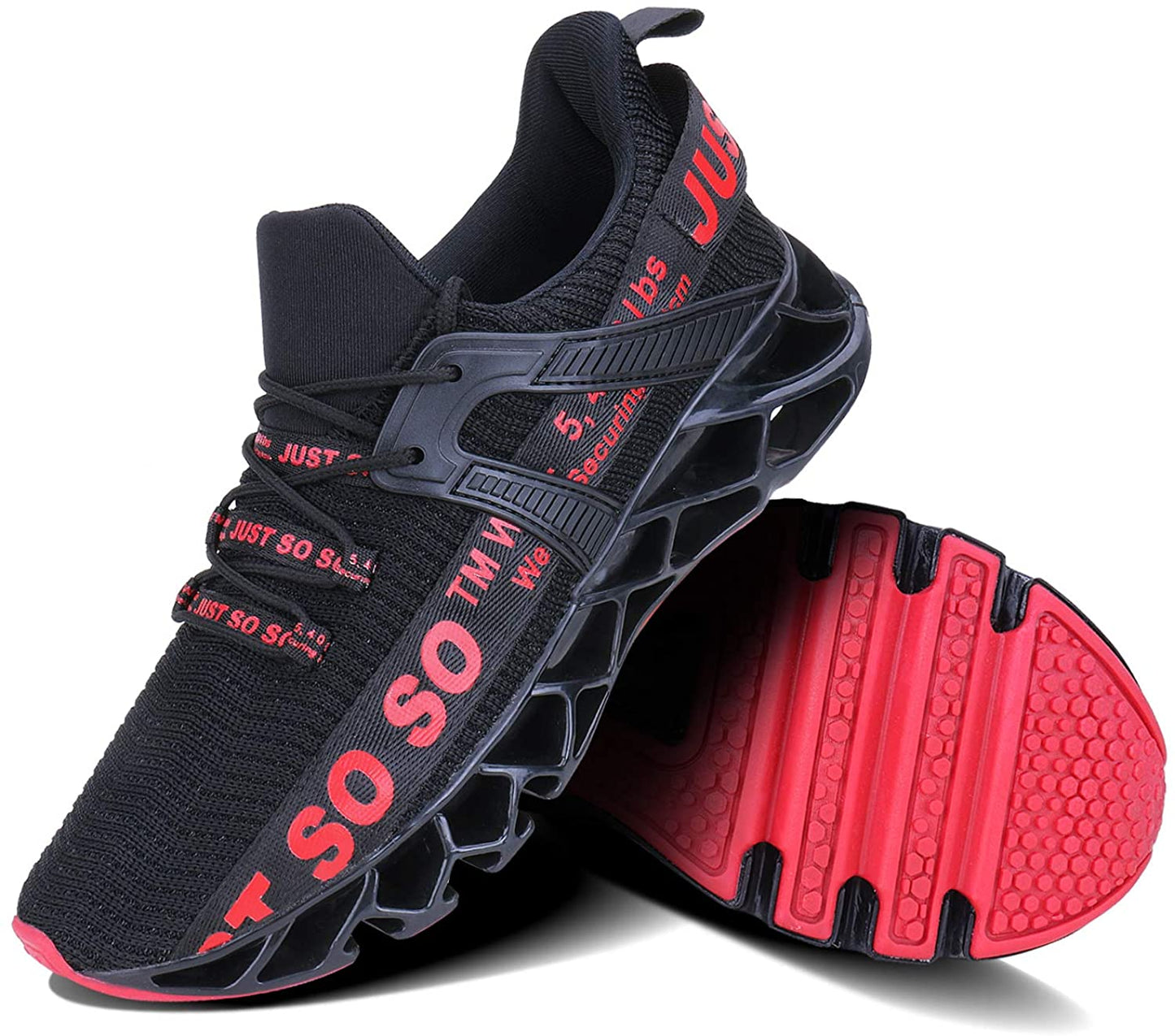 Mens Running Shoes Walking Non Slip Blade Type Sneakers