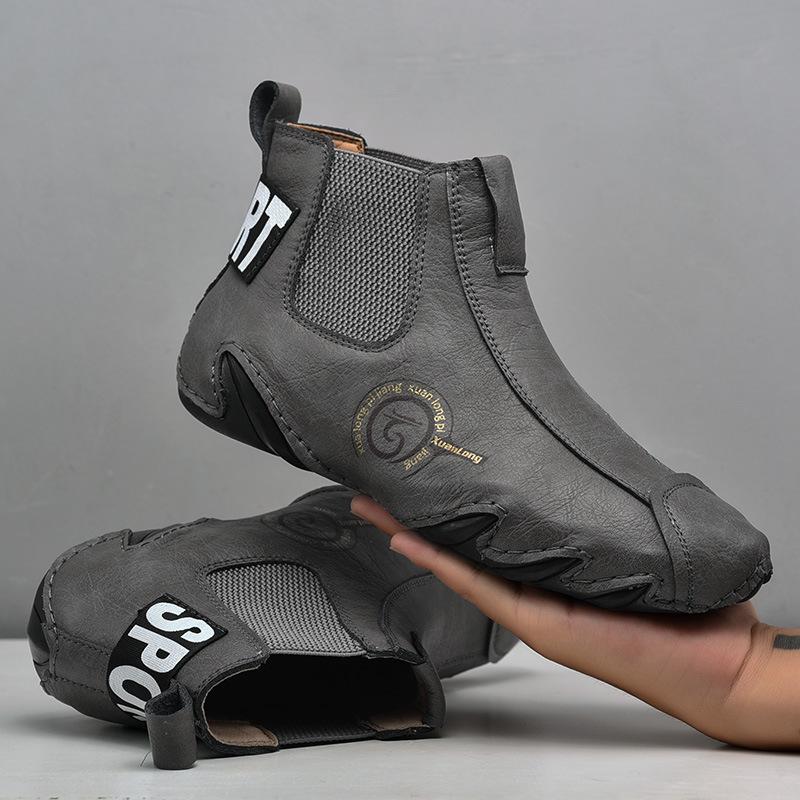 Italian Handmade Chelsea High Top Martin Boots