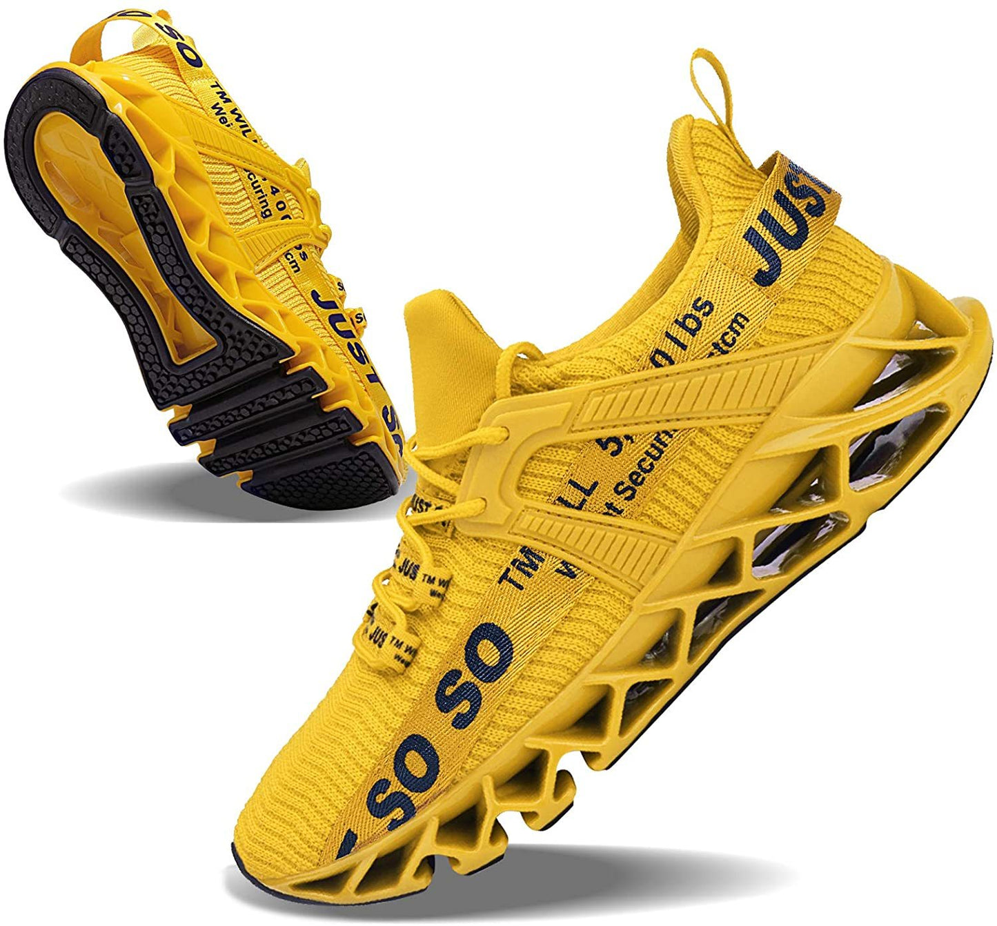 Mens Running Shoes Walking Non Slip Blade Type Sneakers