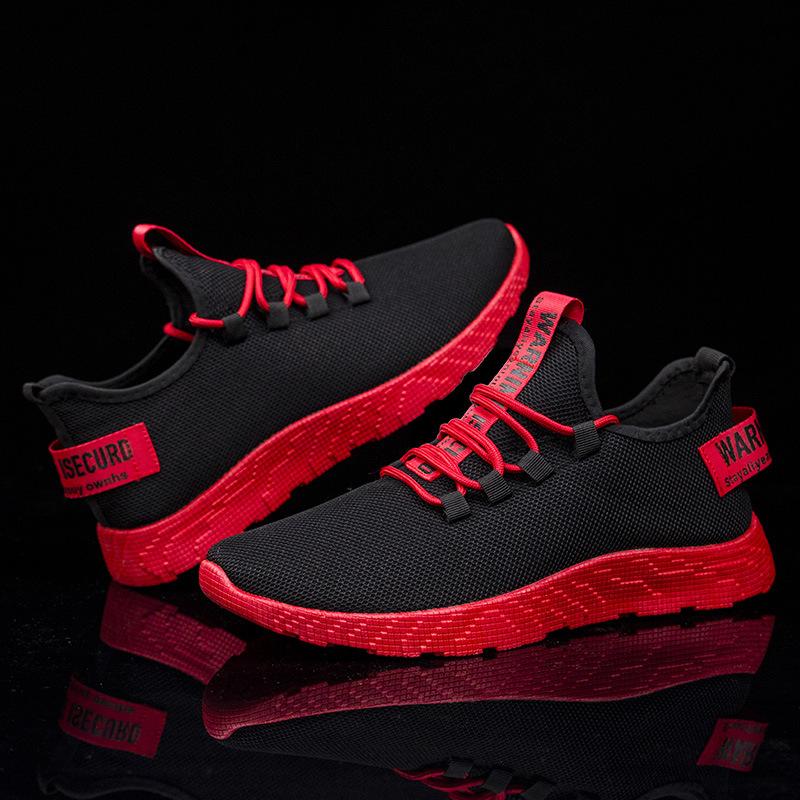 Men Sneakers 2021 New Breathable Lace Up Men Mesh Shoes Fashion Casual No-slip Men Vulcanize Shoes Tenis Masculino