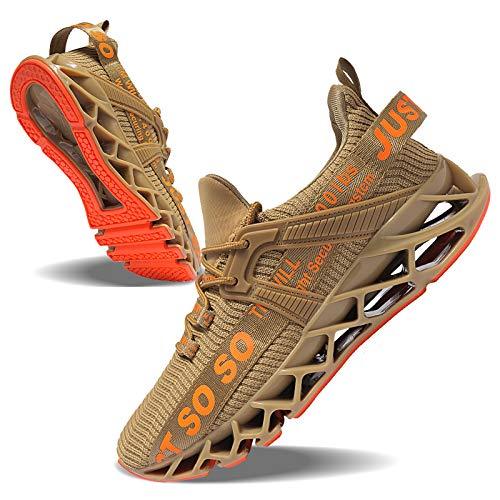 Mens Running Shoes Walking Non Slip Blade Type Sneakers