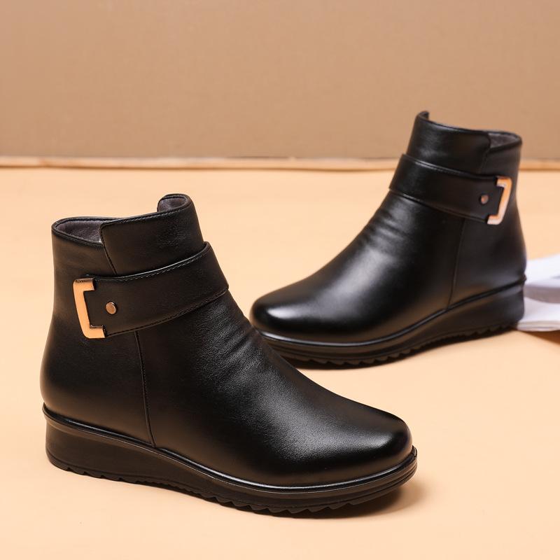 Winter new fleece thickened warm soft bottom cotton boots【Buy 2 Get Free Shipping】