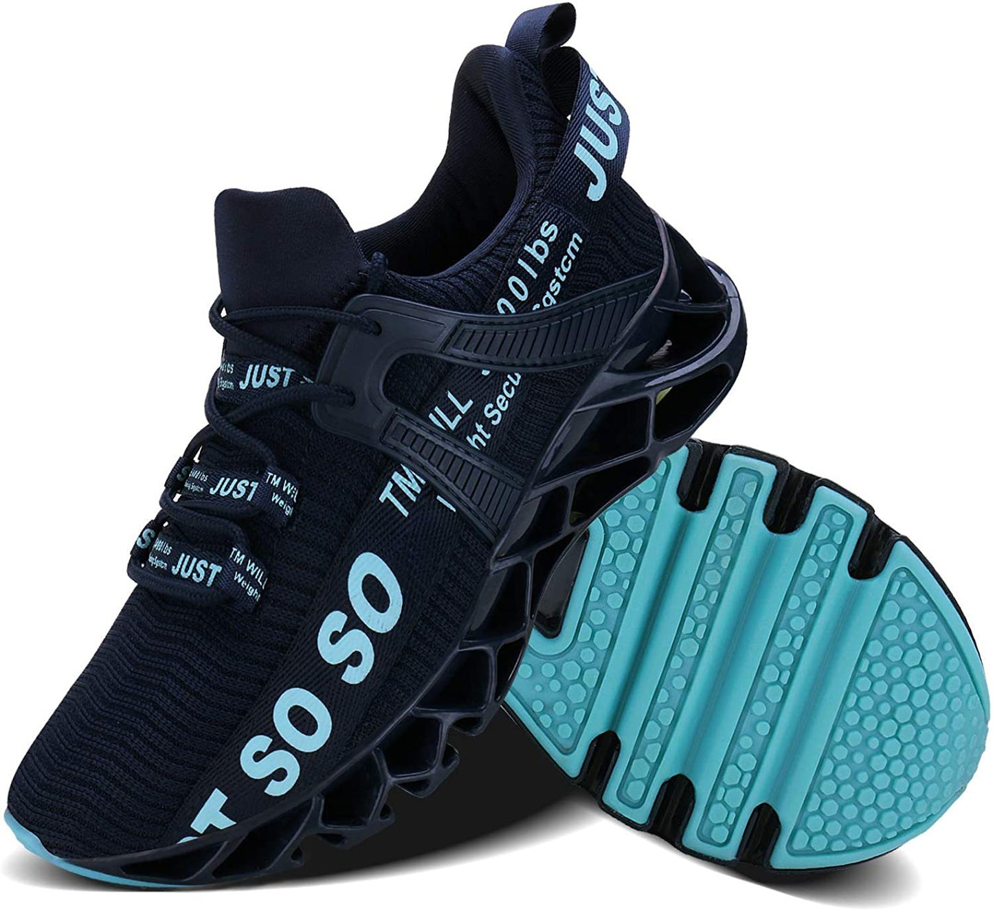 Mens Running Shoes Walking Non Slip Blade Type Sneakers