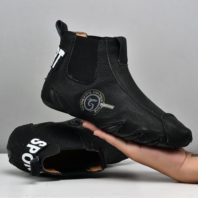 Italian Handmade Chelsea High Top Martin Boots