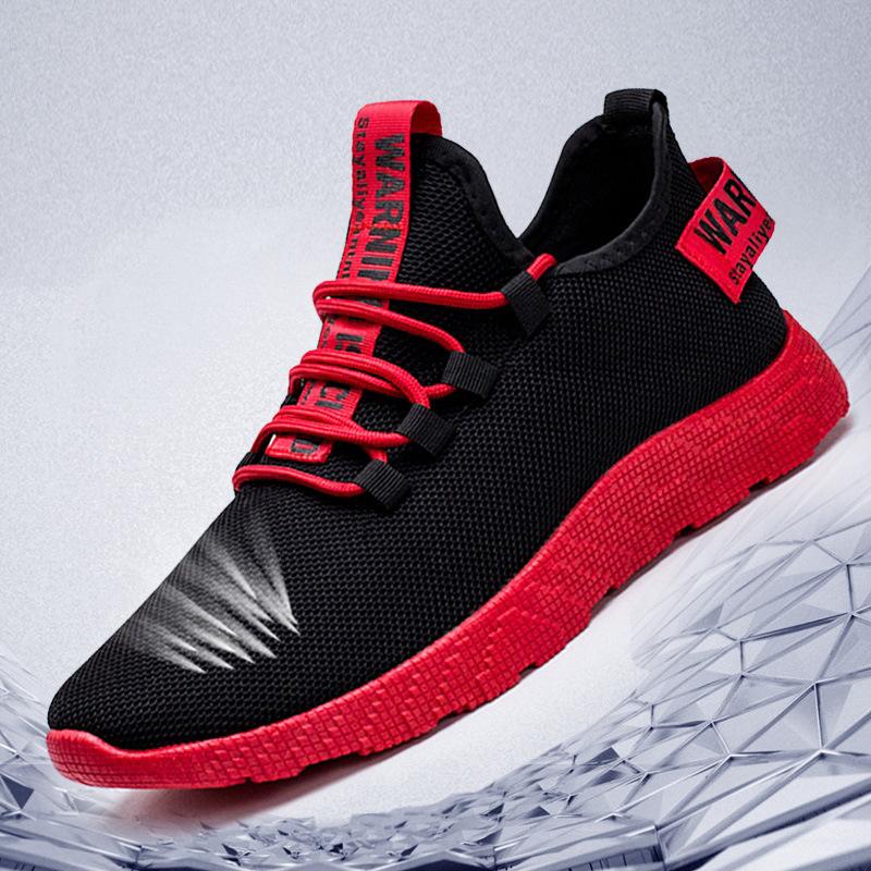 Men Sneakers 2021 New Breathable Lace Up Men Mesh Shoes Fashion Casual No-slip Men Vulcanize Shoes Tenis Masculino