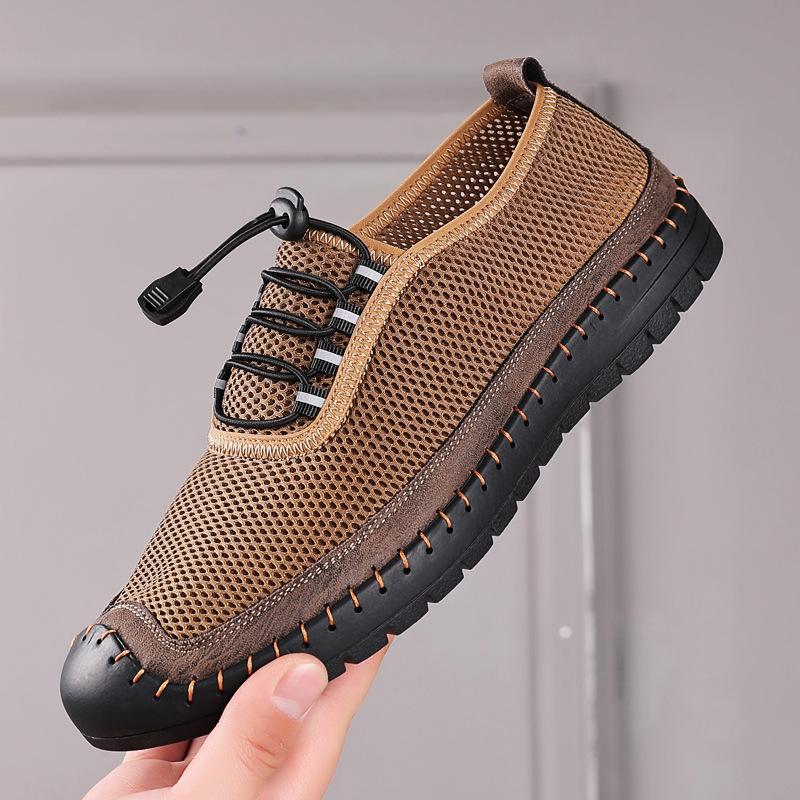 Mesh shoes breathable sports casual shoes hollow men's shoes