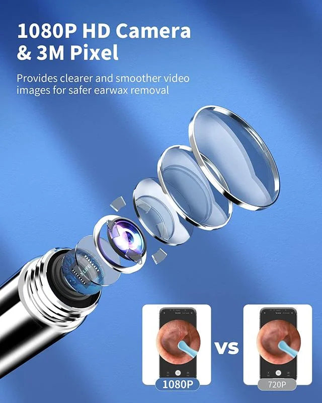 (🔥Last Day Promotion- SAVE 50% OFF)1080P Ear Wax Removal Camera