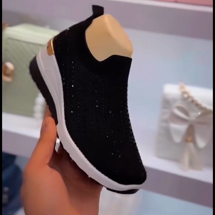 Slip On Sock SparklyTrainers