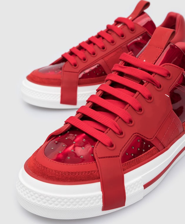 Portofino leather low trainers