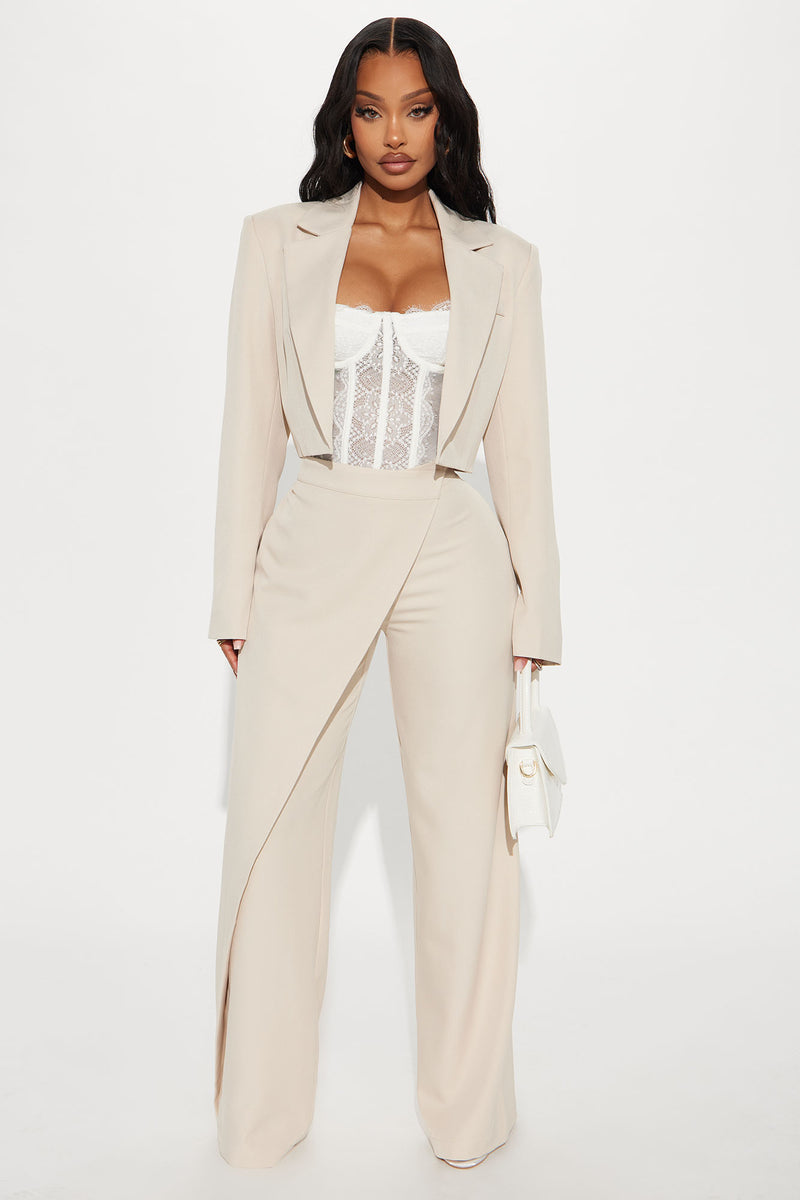 Booked And Busy Blazer Pant Set