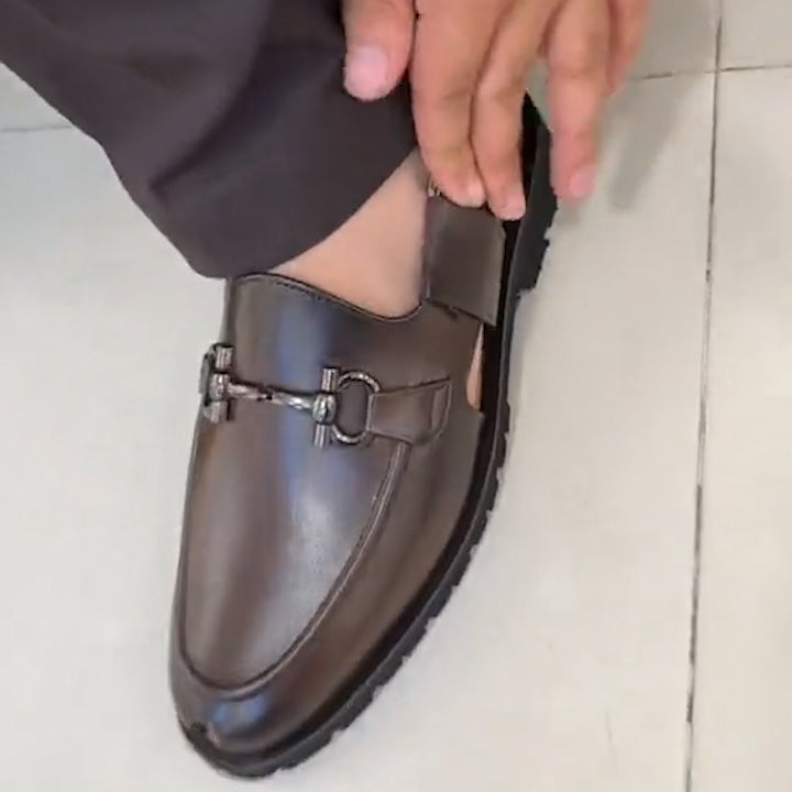 LEATHER PESHAWARI CHAPPAL