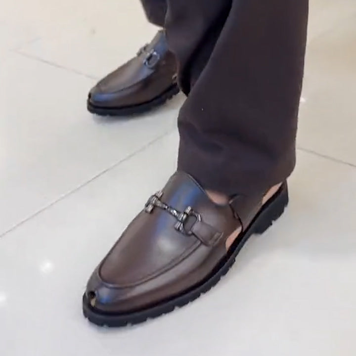 LEATHER PESHAWARI CHAPPAL