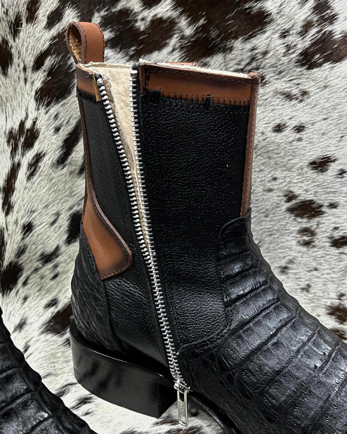 Mexican Handmade Cowhide Boots