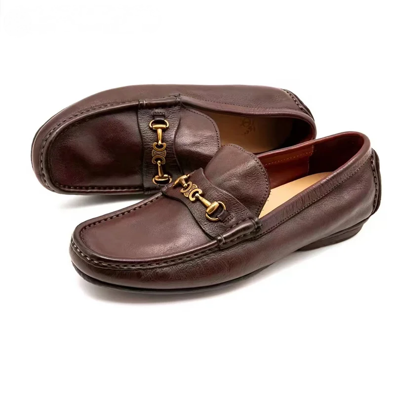 Craft Cowhide Sole Loafers