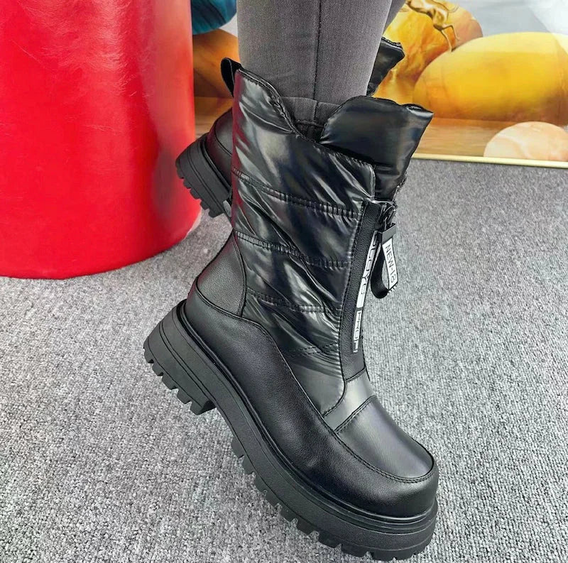 Fashion Cotton Thick Sole Antiskid Snow Boot