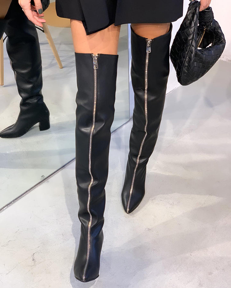 2023 Black Zip Boots