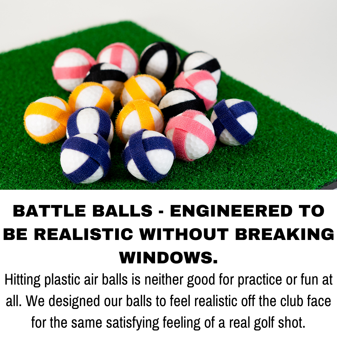 Battle Golf Set - 8 Players (Extra 12 Balls!)