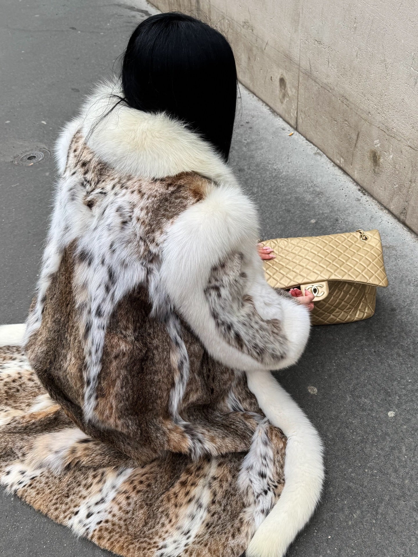 Vintage Lynx Fur Coat