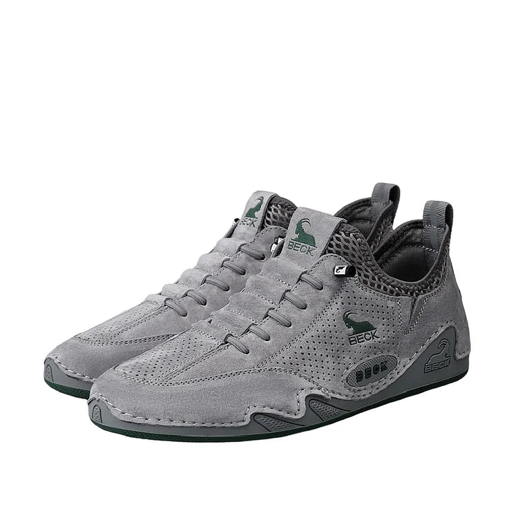 Breathable Leather Soft Soled Outdoor Men's Sneaker