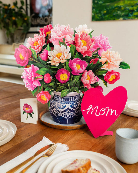 NEW Grande Peony Paradise Mom Heart