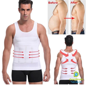 Buy 1 Get 1 Free Men's Undershirt Vest to Look Slim Instantly