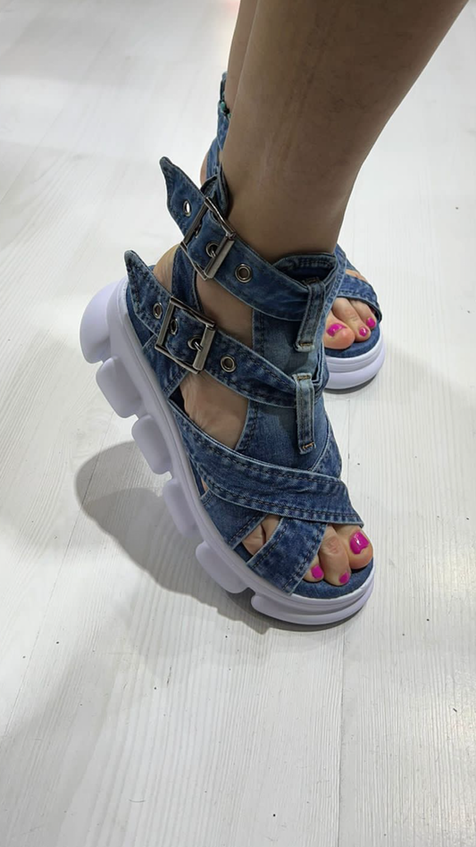 Design Denim Sandals