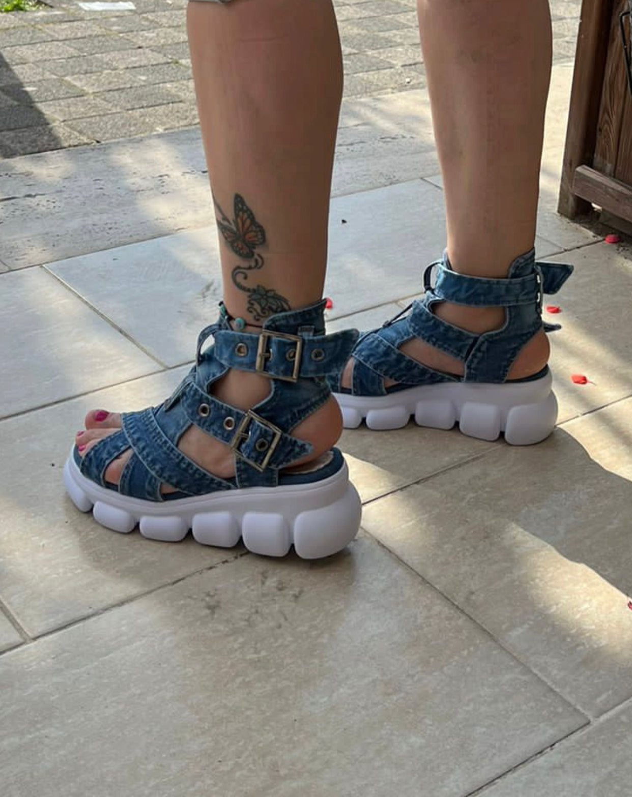 Design Denim Sandals