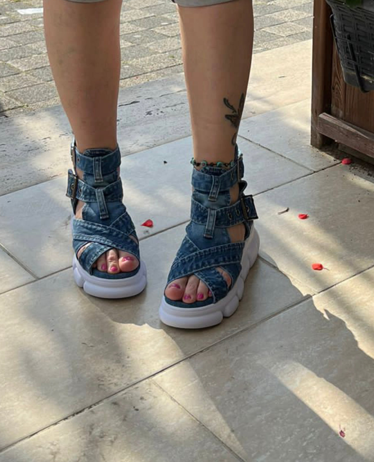 Design Denim Sandals