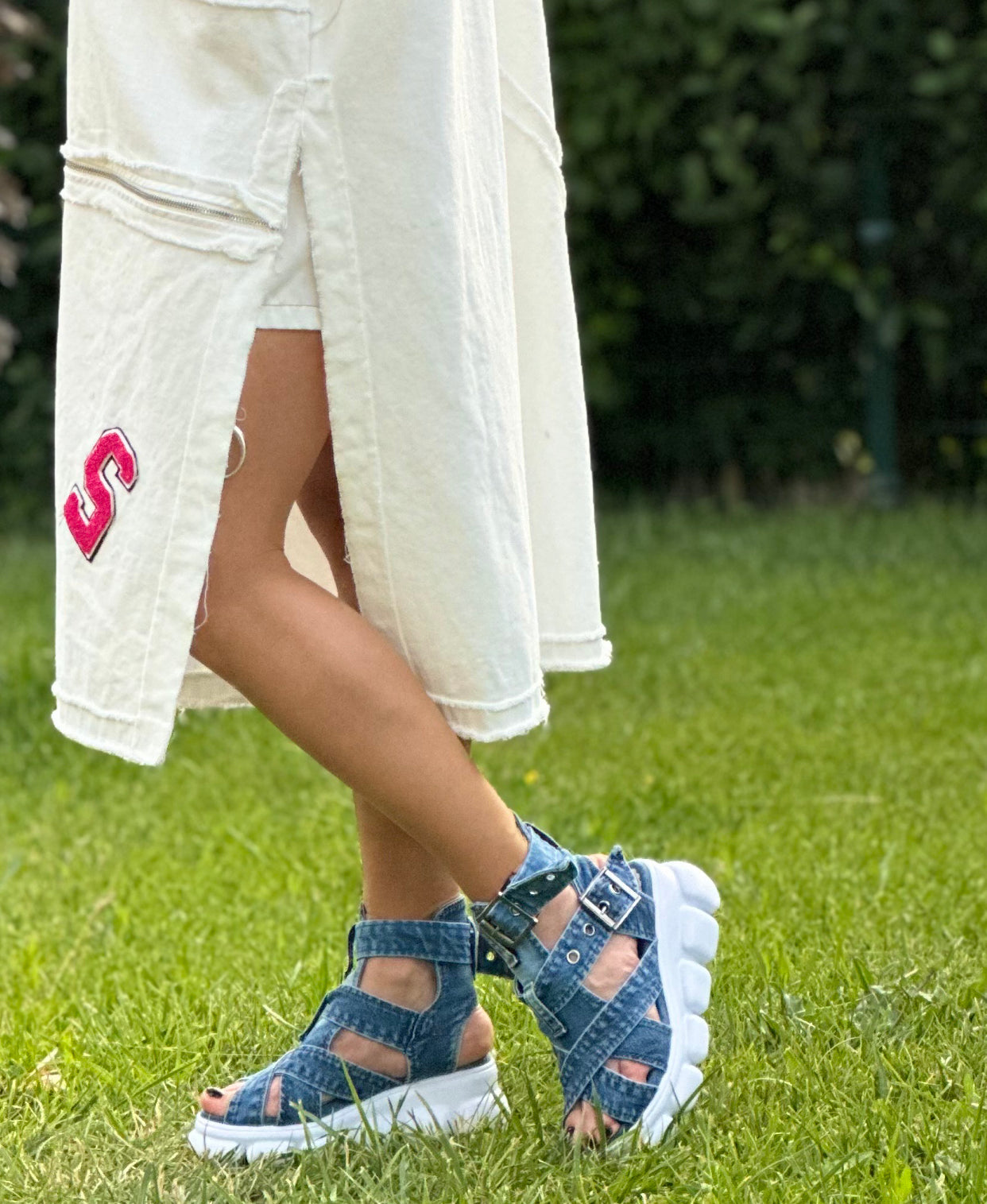 Design Denim Sandals