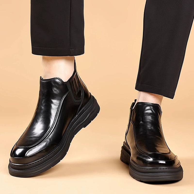 New Men's Genuine Leather British Casual Shoes