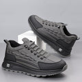 Crocodile pattern cowhide nano collagen peptide soft sole Outdoor Slip-ons