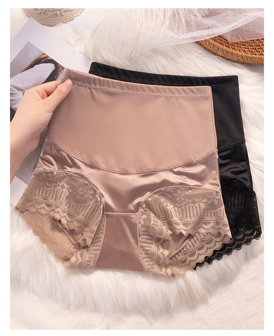 High waist tummy control pants butt lifting lace breathableMoisture-absorbing Panties