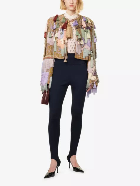 tassel-embellished jacket