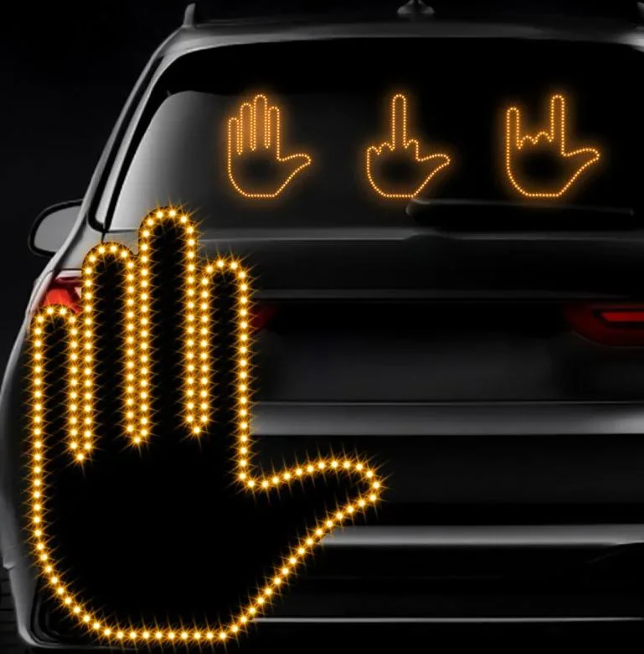 Hand Car Sign