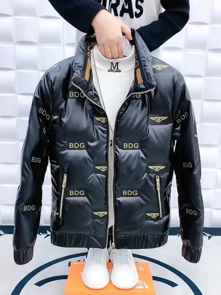 Casual Short Standing Spirit Male Floating Handsome Jacket