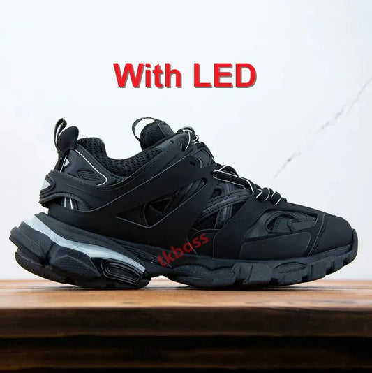 LED Casual Lace-Up Platform Sneakers