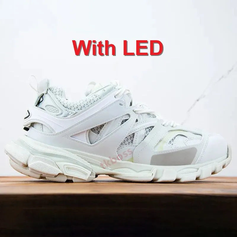 LED Casual Lace-Up Platform Sneakers