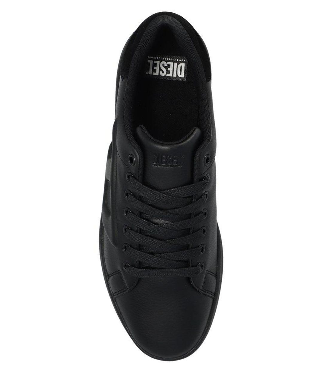 Men's Black S-Athene Low-Top Trainers