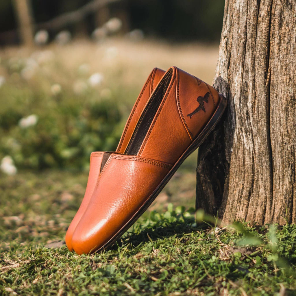 Buffalo leather espadrille