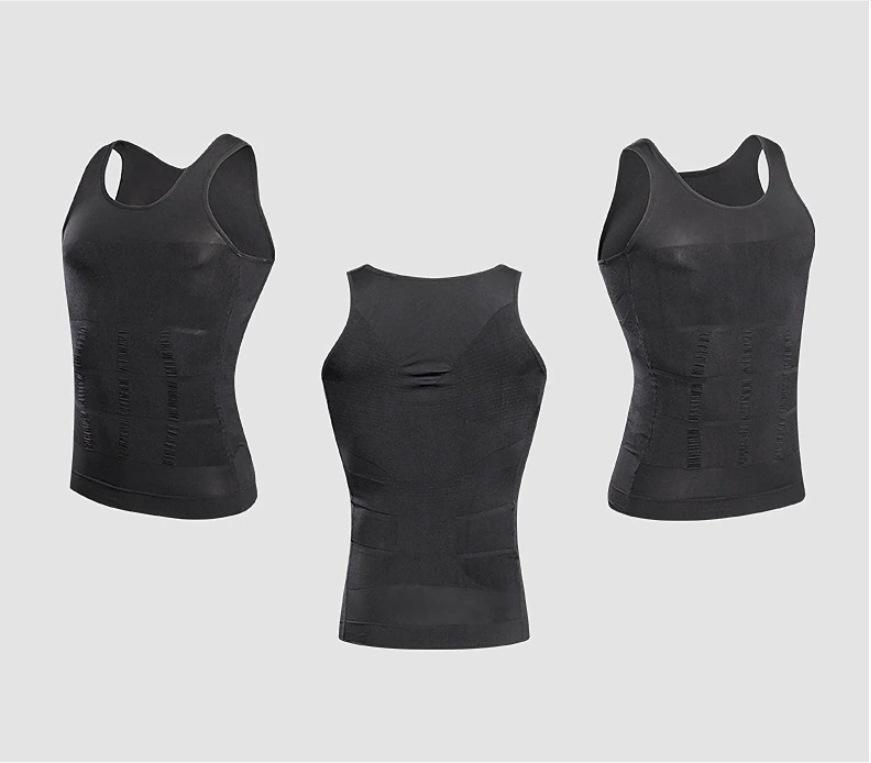 Buy 1 Get 1 Free Men's Undershirt Vest to Look Slim Instantly