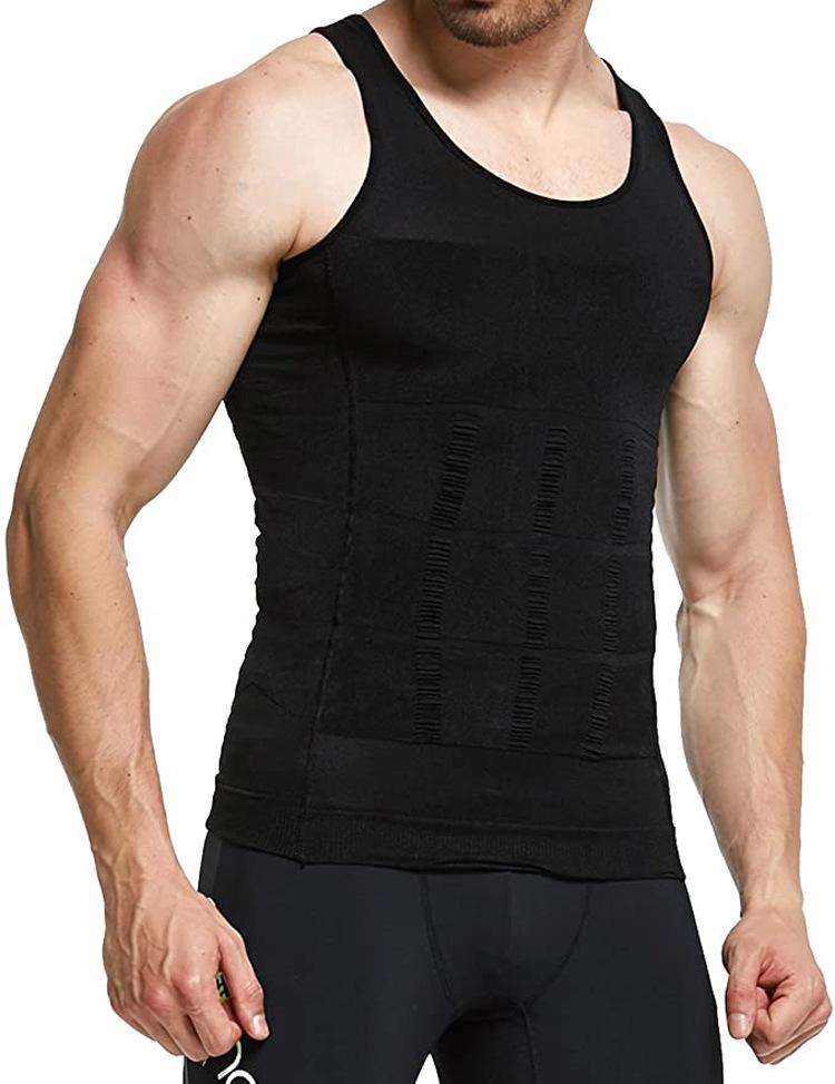 Buy 1 Get 1 Free Men's Undershirt Vest to Look Slim Instantly