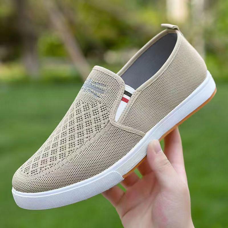 Flyknit Mesh Breathable Classic Casual England Shoes